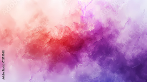 modern abstract soft colored background with watercolors and a dominant red and purple color