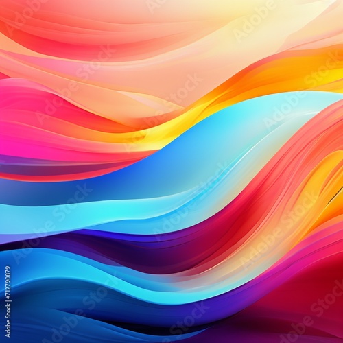 exciting wavy background