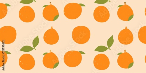 Tangerine minimalist grid pattern