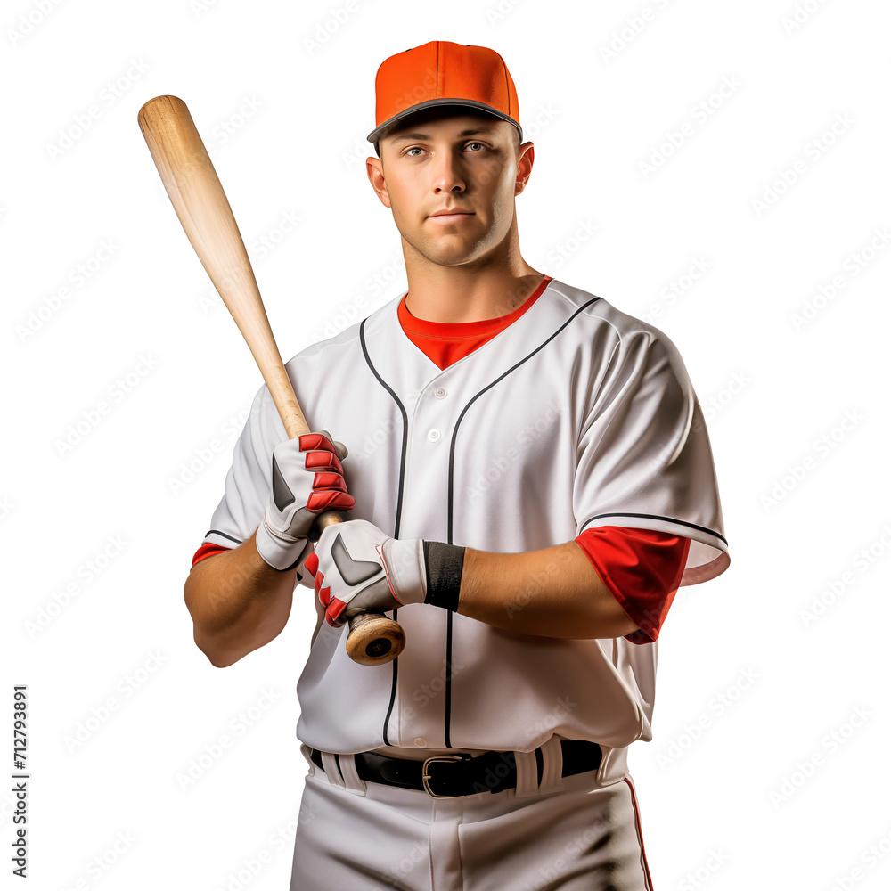 baseball player holding a bat