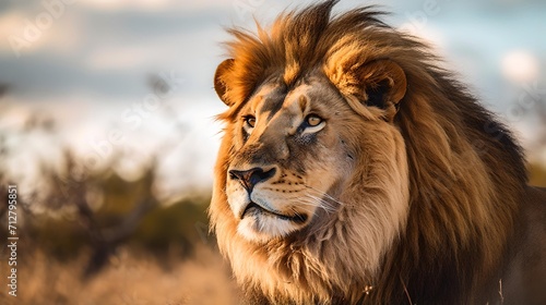 Lion (Panthera leo)– Majestic Portrait © Ari