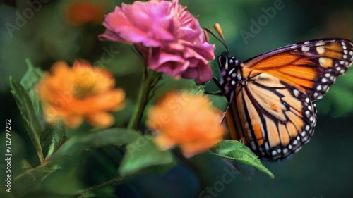 butterfly on a flower © kaleem