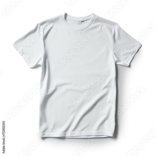 White T-Shirt isolated on white background