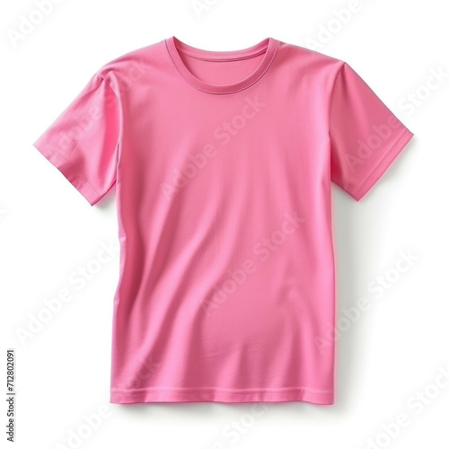 Pink T-Shirt isolated on white background