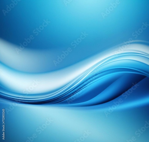 abstract blue wave background © mlentol