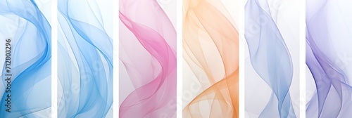 Pastel elegance delicate gradient abstract background with soft hues and subtle tones © Ilja