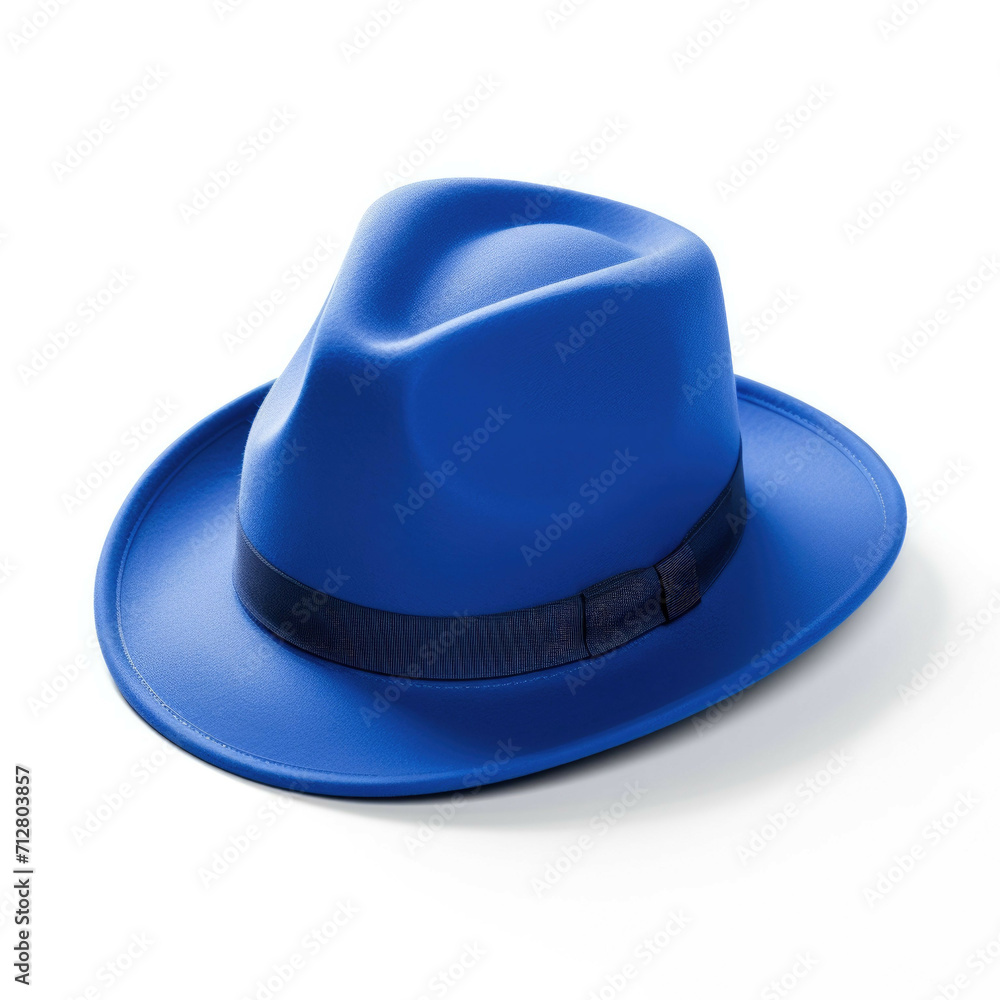 Blue Hat isolated on white background Blue Hat isolated on white background
