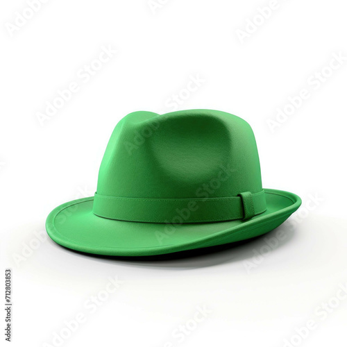 Green Hat isolated on white background