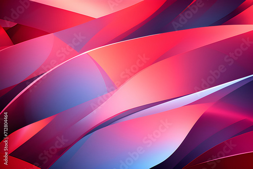 Red Background of Burning Passion  Abstract Artwork generative ai