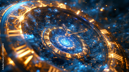 Time Travel Quantum Clock Universe