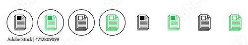 Newspaper icon set. news paper vector sign