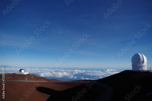 observatory on a volcano