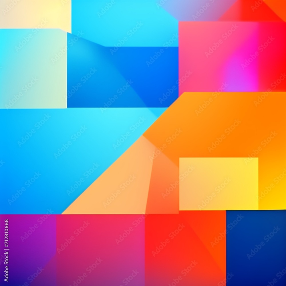 abstract colorful background with various squares