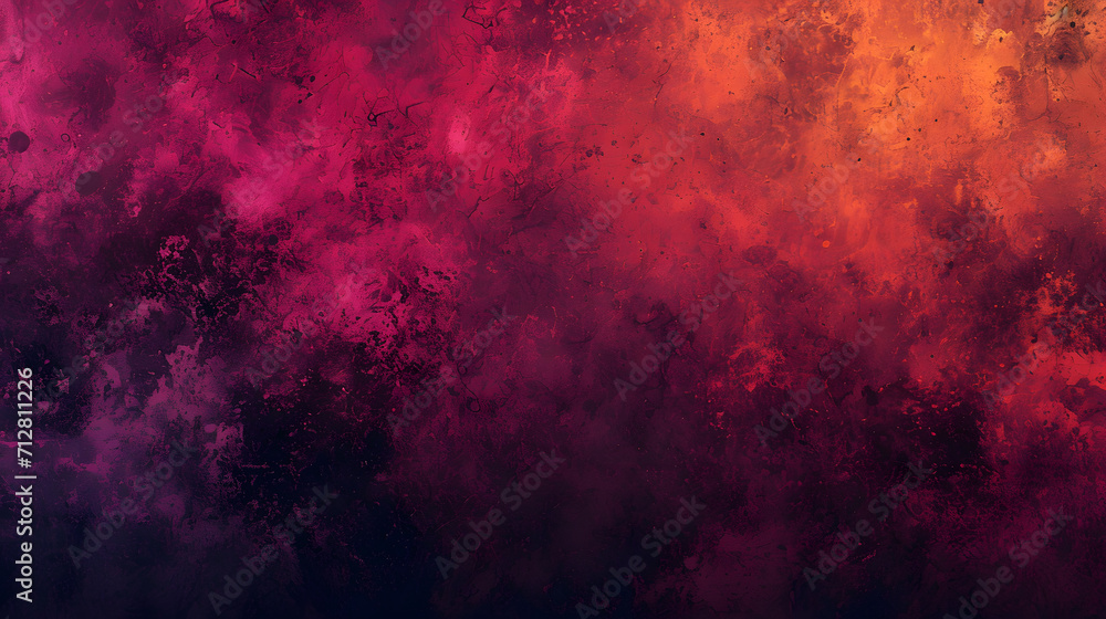 A vibrant canvas of maroon and magenta hues adorned with bold splashes of red, exuding a sense of colorfulness and intrigue A vibrant canvas of maroon and magenta hues adorned with bold splashes of red, exuding a sense of colorfulness and intrigue