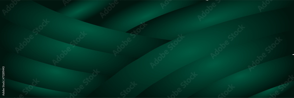abstract dark green elegant corporate background  business template vector illustration  - obrazy, fototapety, plakaty 