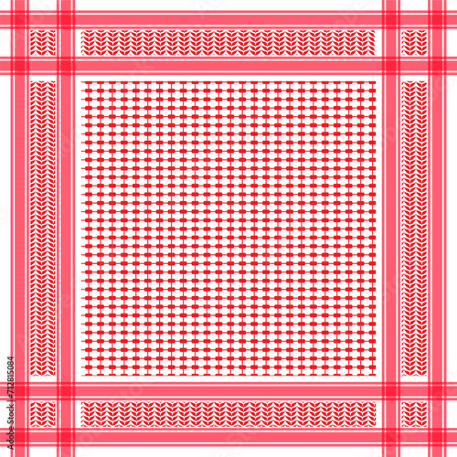 Keffiyeh Pattern Middle East Symbol