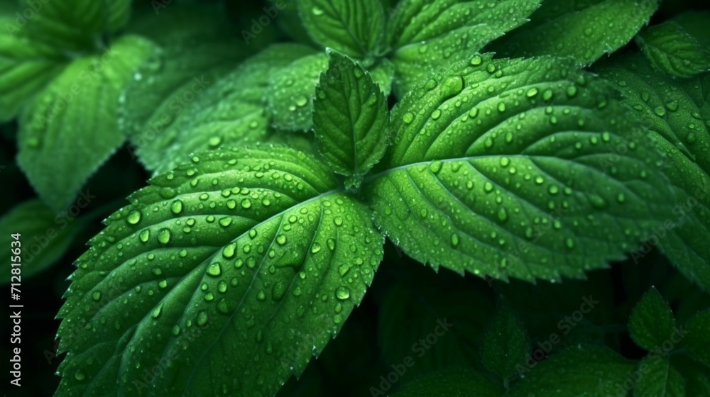 Green leaf nature background Ai Generative Green leaf nature background Ai Generative
