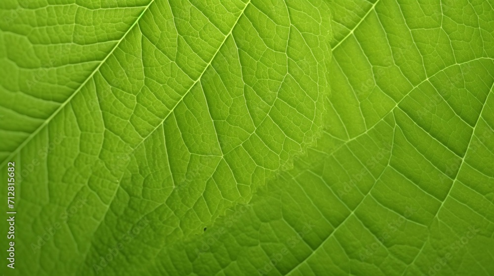 Macro of light green leaf nature background Ai Generative Macro of light green leaf nature background Ai Generative
