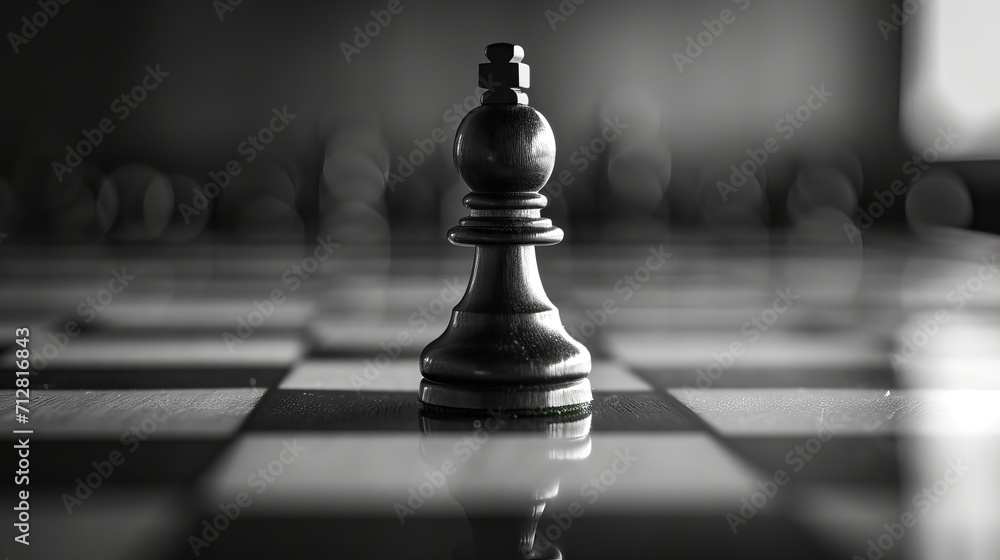 chess pieces standing on the chessboard chess pieces standing on the chessboard