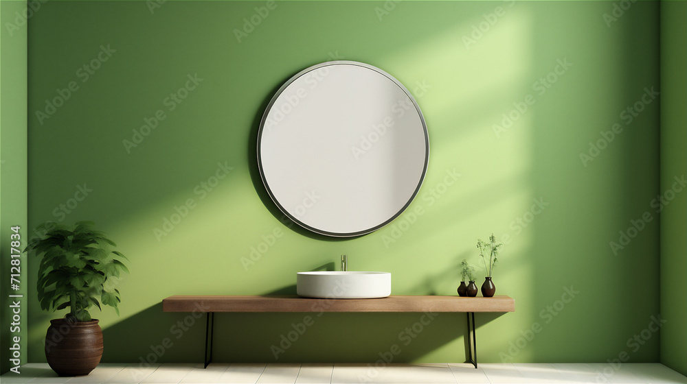 modern luxury bathroom room with washing stand and mirror modern luxury bathroom room with washing stand and mirror