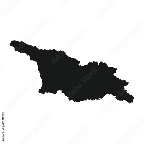 georgia map icon vector