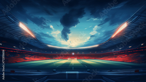 football stadium background