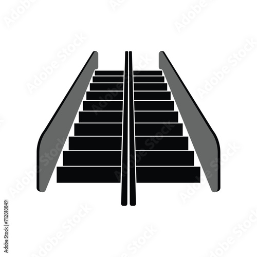 escalator icon vector