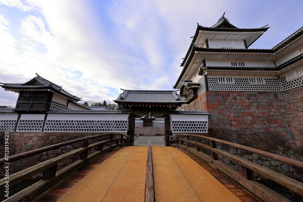 Kanazawa Castle Park a restoration castle situated at Marunouchi, Kanazawa, Ishikawa, Japan Kanazawa Castle Park a restoration castle situated at Marunouchi, Kanazawa, Ishikawa, Japan