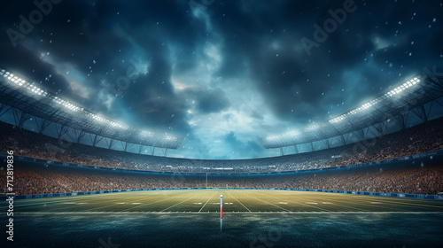American football stadium background