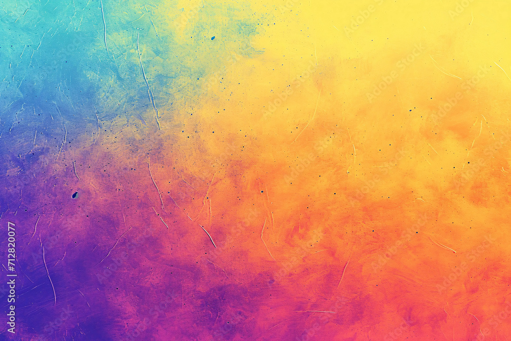 Modern abstract background, retro yellow orange blue gradient color texture concept illustration