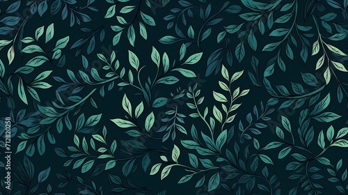 seamless background picture with leaf pattern, leaves, trees, tree branches