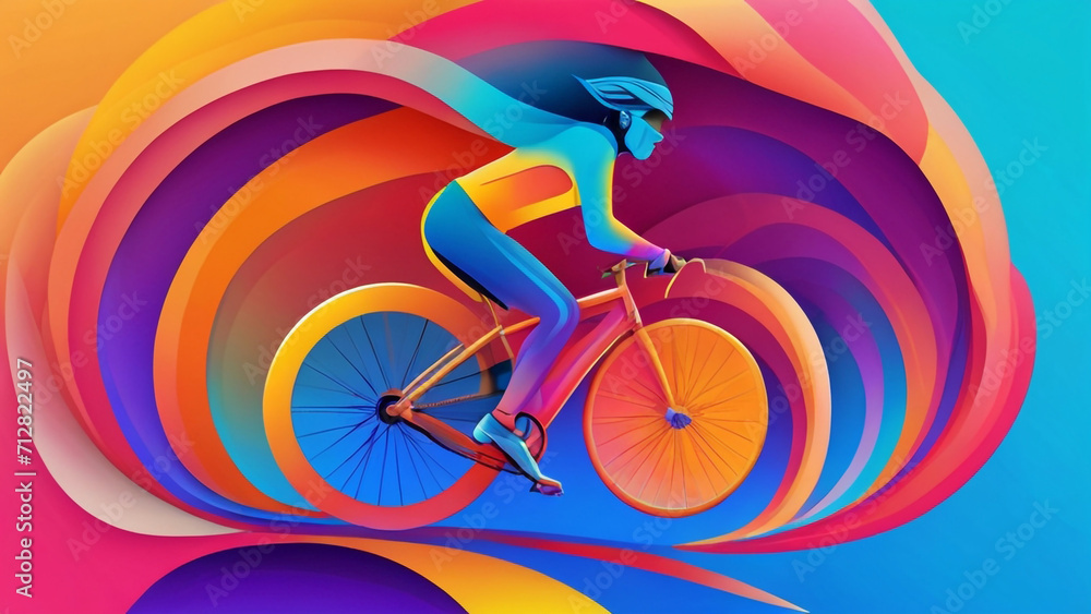 Fototapeta premium World Bicycle Day concept.