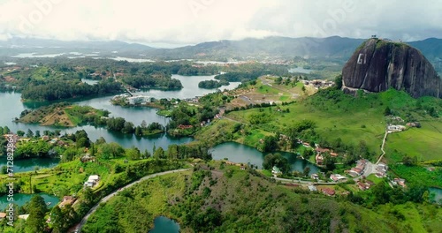 Wallpaper Mural Sight reliving view for the astonishing Guatape's nature. Torontodigital.ca