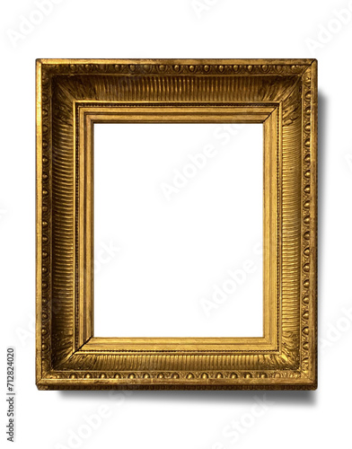 Horizontal Golden Frame— a lavish accent for your cherished moments. Enhance and showcase your memories in style with this exquisite touch of luxury (ID: 712824020)