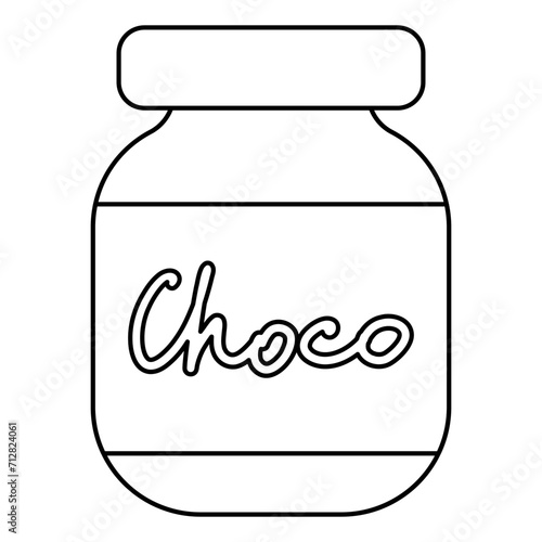 chocolate spread nutty brown sweet food icon
