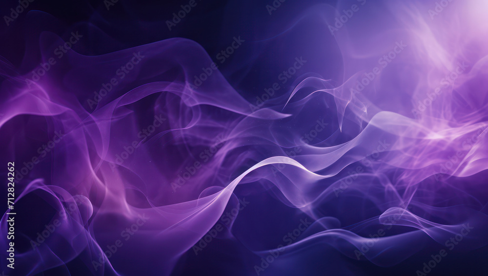 Abstract Curve Motion: Blue Light Purple Pattern, Backgrounds Flowing