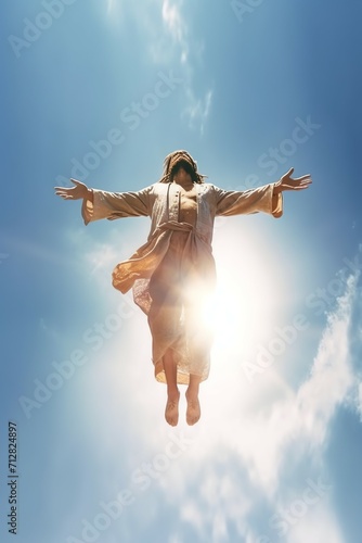 Ascension day of jesus christ or resurrection day of son of god. Good friday. Ascension day concept