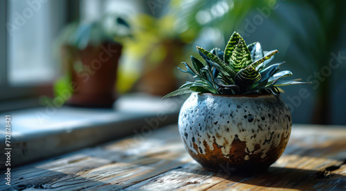 A colorful flower arrangement brightens a tabletop