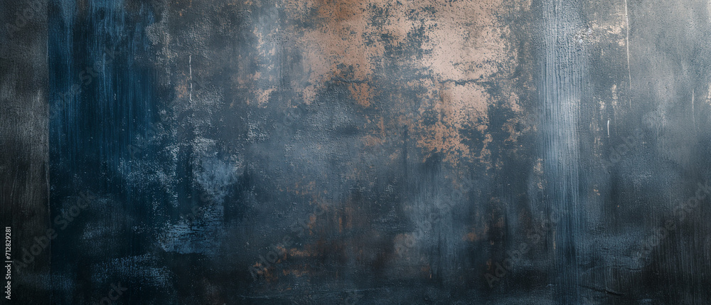 a grungy concrete wall with painted textures - obrazy, fototapety, plakaty 