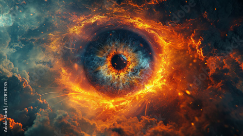Beautiful eye in space.