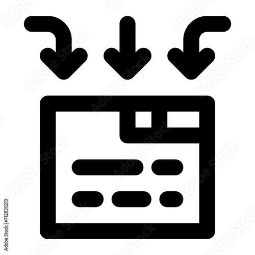 Off page seo icon with outline style.