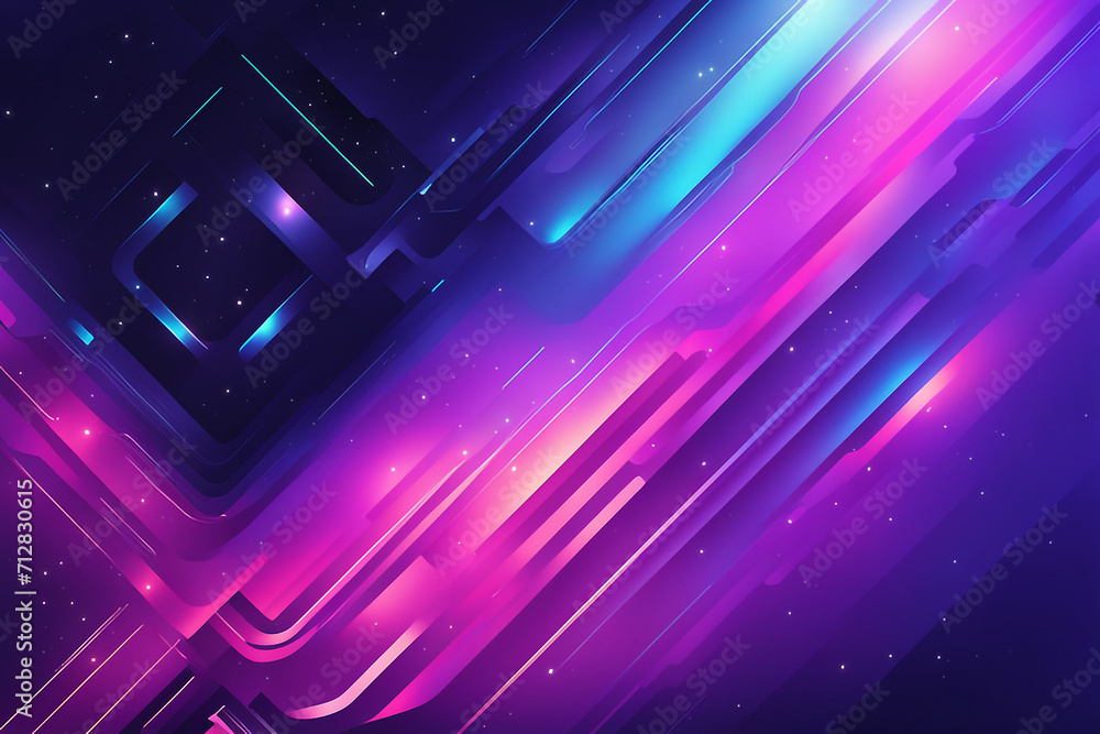 Futuristic background with holograph colors - obrazy, fototapety, plakaty 