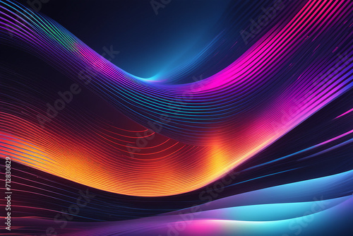 Futuristic background with holograph colors
