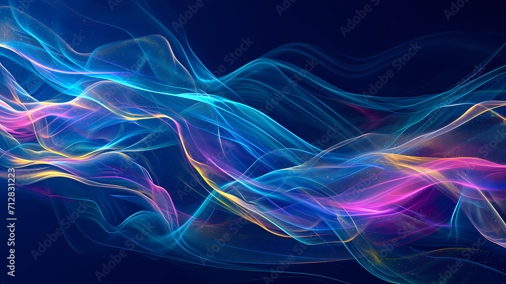 digital art illustration of translucent energy wave lines in a dynamic pattern background digital art illustration of translucent energy wave lines in a dynamic pattern background
