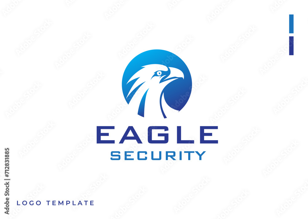 eagle head vector logo mascot
