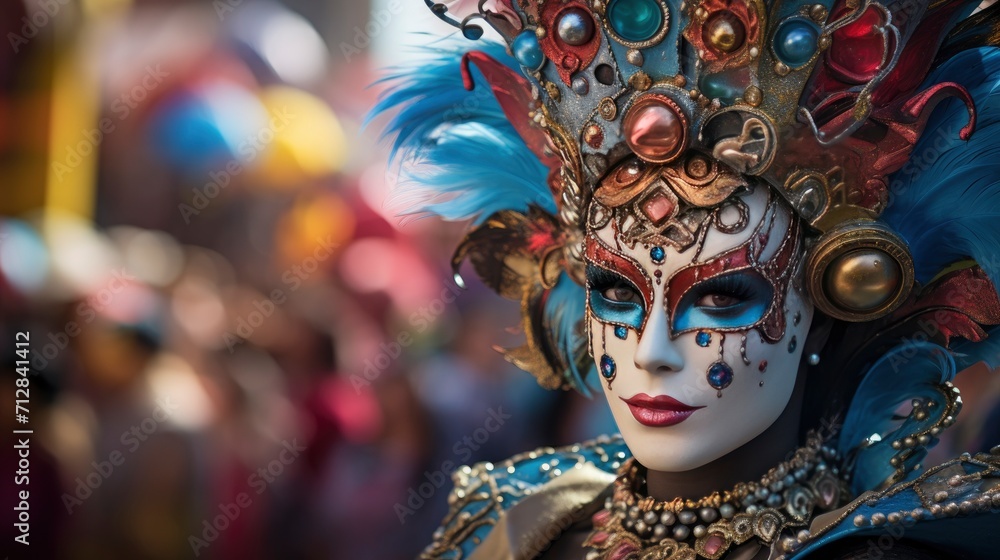 Carnival background , photography - generative ai Carnival background , photography - generative ai