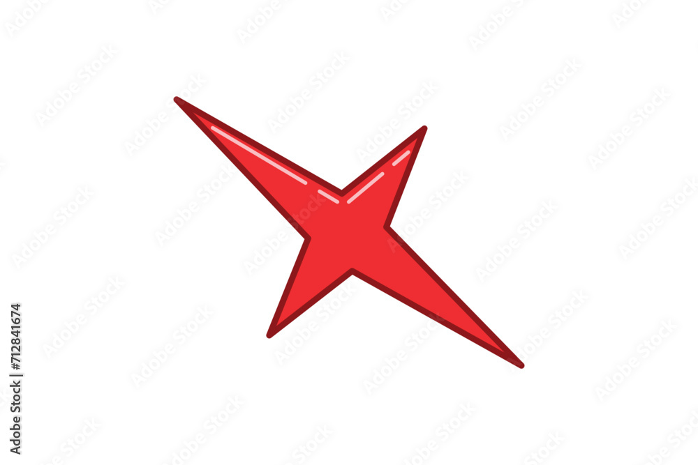 Star Highlight Note Sticker Design Star Highlight Note Sticker Design
