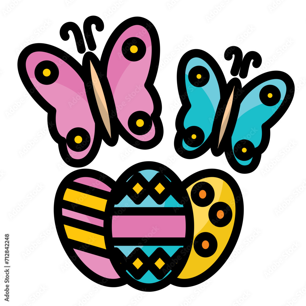 Obraz premium Butterfly Icon