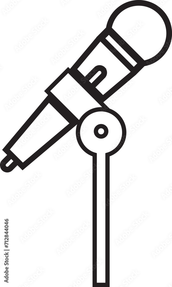 Podcast microphone icon vector element Podcast microphone icon vector element