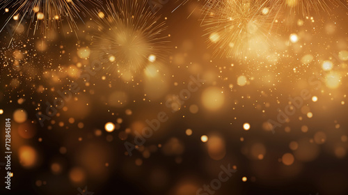Happy new year fireworks background for 2024